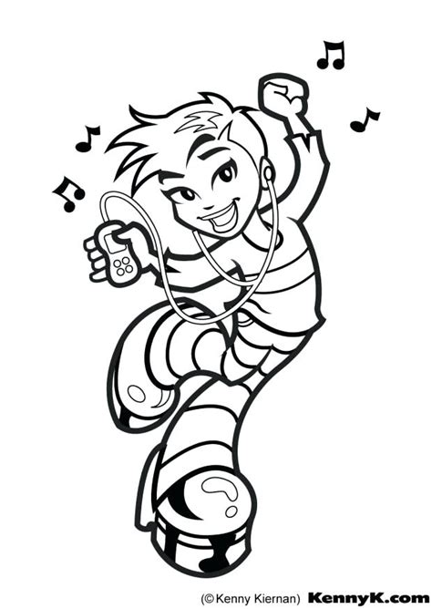 Click on your favorite dancing coloring picture to print & color. Hip Hop Dance Coloring Pages at GetColorings.com | Free ...