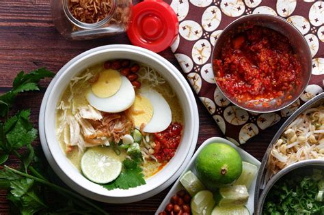 Squeeze over lime juice and serve sambal. Classic Indonesian dishes like soto ayam, gado-gado, sambal, and more