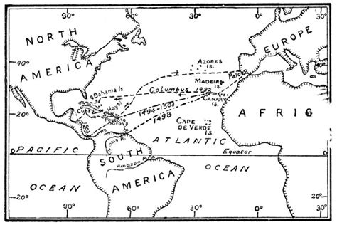 Christopher Columbus Map