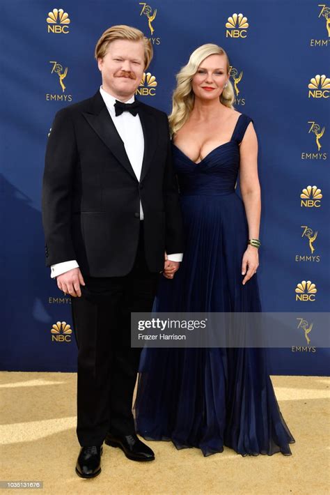 Jesse Plemons And Kirsten Dunst Attend The 70th Emmy Awards At News