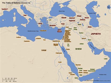 Biblical World Map