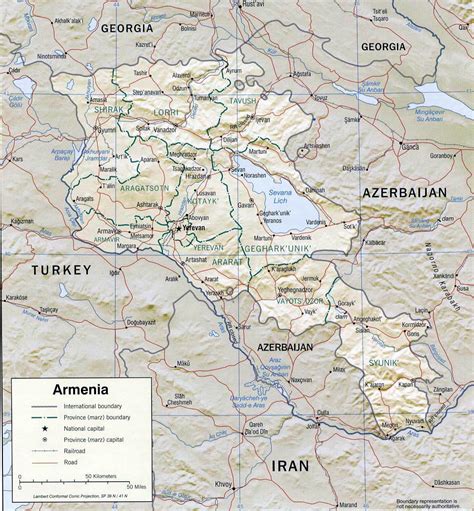 Armenia Maps Printable Maps Of Armenia For Download