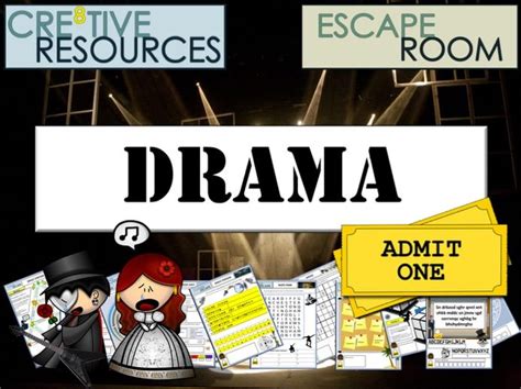Drama Escape Rooms Teaching Resources