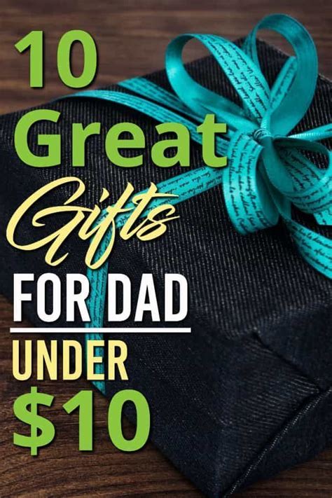 For the sake of all the sacrifices he's made and hard times he has brought you through without making you realize the gravity of the situation; Need great gift ideas under $10 that will blow his mind ...