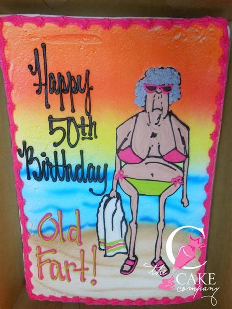 Cranky Old Lady Birthday Cake Funny 50th Birthday Cakes Funny
