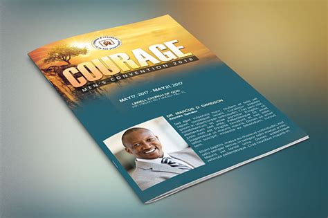 Church Conference Program Cover Template On Behance