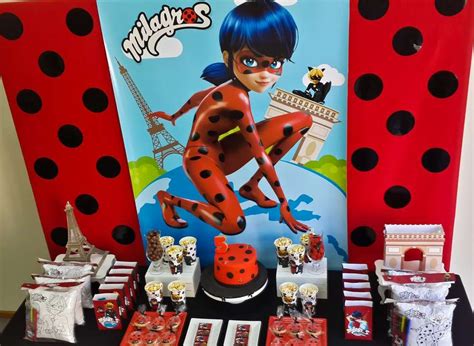 Take A Look At This Pretty Ladybugs Birthday Party The Dessert Table Is Awesome See More