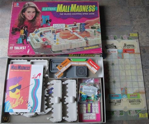 Vintage Mb 1989 Mall Madness Electronic The Talking Shopping Game