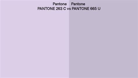 Pantone 263 C Vs Pantone 665 U Side By Side Comparison