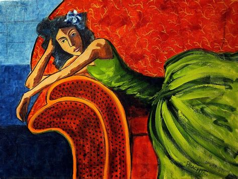 Woman Reclining On Sofa Oil On Canvas X Inches Artwork Painting Canvas