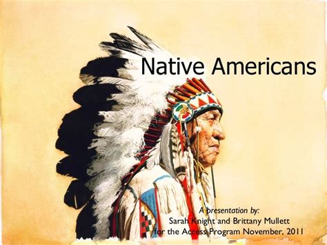 Native Americans Powerpoint