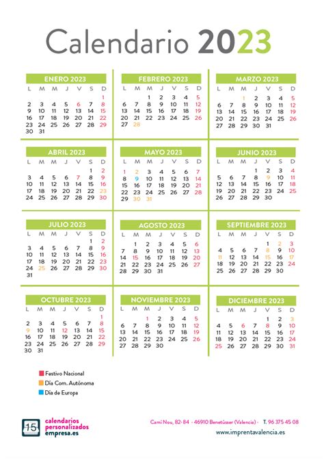 Calendario Imprimible 2023 Gratis Calendario 2023 Para Imprimir Reverasite