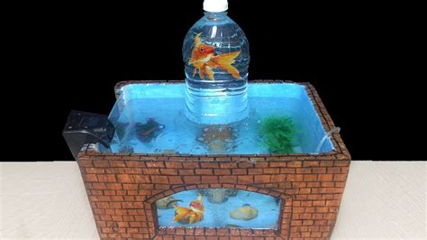 How To Make Fish Tank At Home Ideas Diy Aquarium Fish Guppy Of Foam