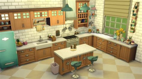 Vintage Kitchen I Stop Motion I The Sims 4 I Youtube