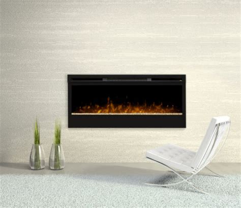This 50 inch electric fireplace by hastings home can heat up to 400 square feet and enhance your home decor with its sleek style and ambiance created by the glow of the led flame. 50.3" Dimplex Synergy Electric Wall Fireplace
