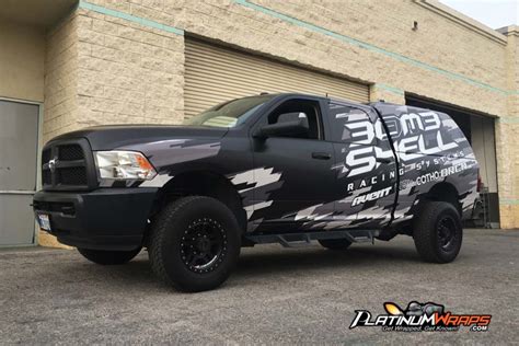 But today more and more companies and businesses are making their use to great effect to advertise their products and services. Truck Wraps full custom graphics - Platinum Wraps