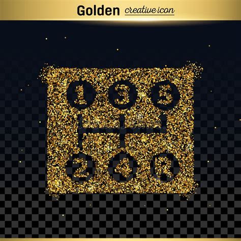 Gold Glitter Vector Icon Stock Vector Illustration Of Fast 83924245