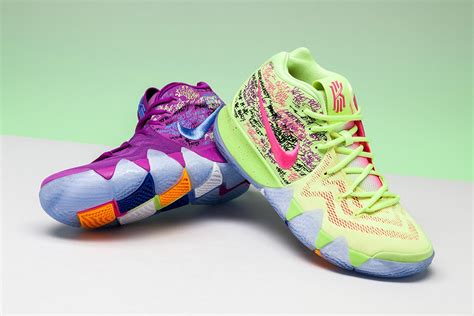 Nike Kyrie 4 Confetti 943806 900 Nike Kyrie 4 Kyrie 4 Girls Basketball Shoes