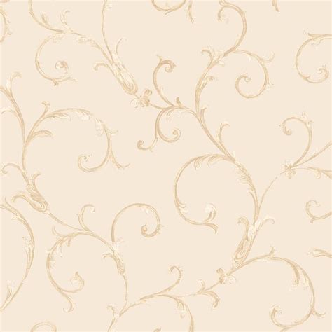 Italian Style Wallpaper Acanthus Scroll Beige 20590 By Sirpi For Muriva
