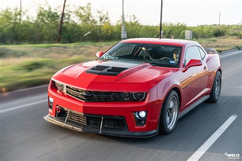 Chevrolet Victory Red Camaro Zl1 Forged S76 Weld Wheels