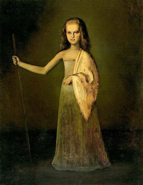 A Painting Of A Woman Holding A Staff