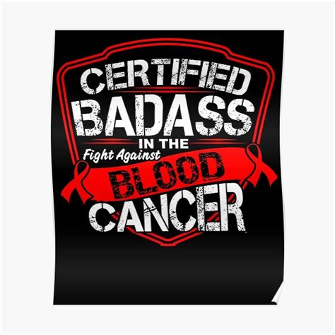 Blood Cancer Posters Redbubble