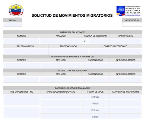 ⊛ Certificado De Movimiento Migratorio En Venezuela【2024