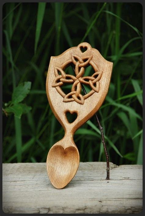 Celtic Cross Lovespoon By Pagan Art On Deviantart Wooden Spoon