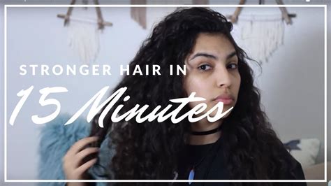 How To Get Stronger Hair In 15 Minutes Youtube