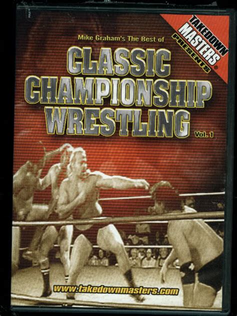 Mentalrob Mike Grahams Classic Championship Wrestling Dvd