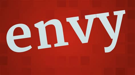 Envy Pronunciation • How To Pronounce Envy Youtube