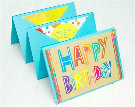 Birthday Card Accordion - Gift Idea