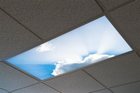 Led Skylight W Summer Skylens® 2x4 Dimmable Led Panel Light Flush