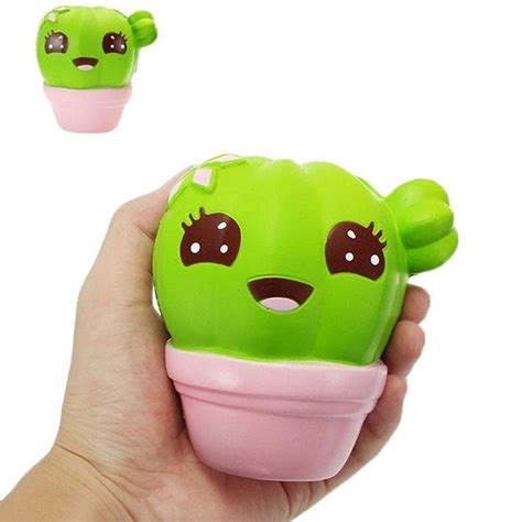 Kawaii Cactus Plant Squishy Stress Relief Squeeze Toy Ddlg Playground