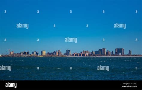 Scenery View Of Coney Island From Far Away Stock Photo Alamy