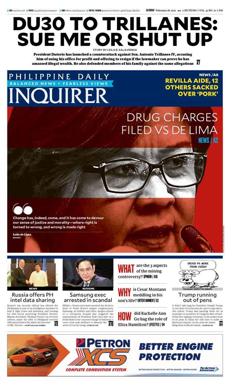 上 Newspaper Headlines Today Philippines 291063 Newspaper Headlines