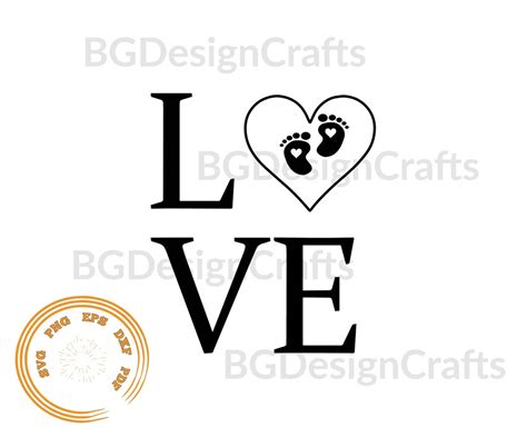 Baby Love Svg Baby Svg Baby Foot Svg Mom Svg Svg File For Etsy