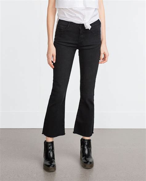 Cropped Flared Jeans View All Jeans Woman Cropped Flares