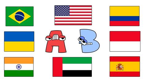 Different Countries Alphabet Lore Youtube