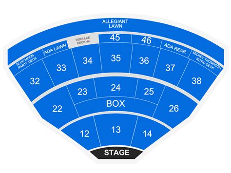 Blossom Music Center Pavilion Seating Chart Cabinets Matttroy