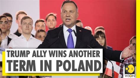 Poland S Duda Wins 2nd Term In Office Poland Elections Wion News Youtube