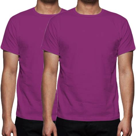 mens t shirt plain 100 cotton 2 5 7 and 10 lot multi pack crew casual shirt top ebay