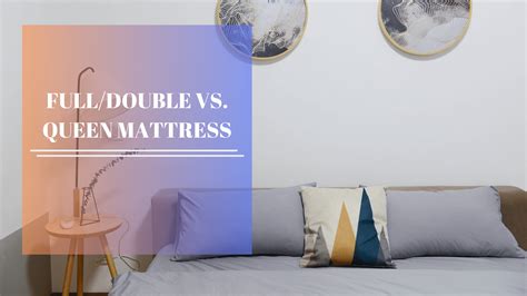 Our full vs queen mattress size chart guides you to finding the right size of bed for your sleep needs. Full/Double vs. Queen Mattress - Counting Sheep Sleep Research