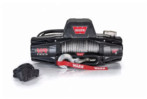 warn 103255 vr evo 12s synthetic rope winch 12000 pound