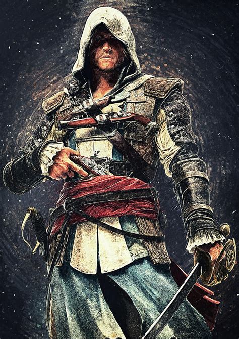 Assassins Creed Edward Kenway Digital Art By Zapista Zapista