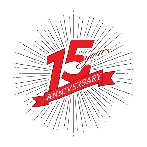 15주년 기념일 축하 행사 명예 상징 나열한 것 Png 일러스트 및 벡터 에 대한 무료 다운로드 Pngtree