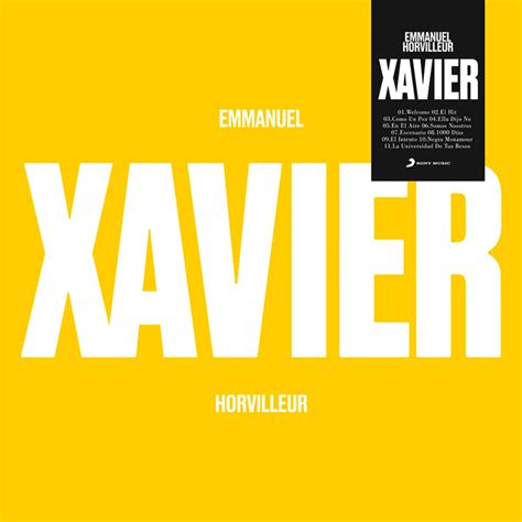 Discography, top tracks and playlists. Emmanuel Horvilleur publica Xavier - Zona de Obras