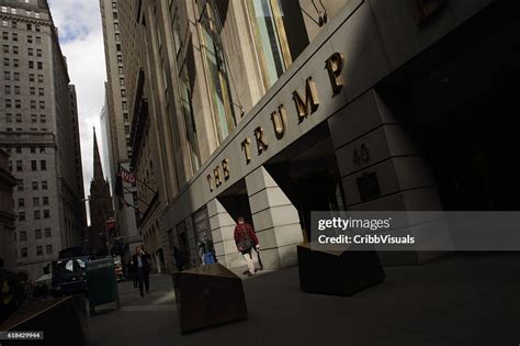 The Trump Building At 40 Wall Street New York Ny High Res Stock Photo