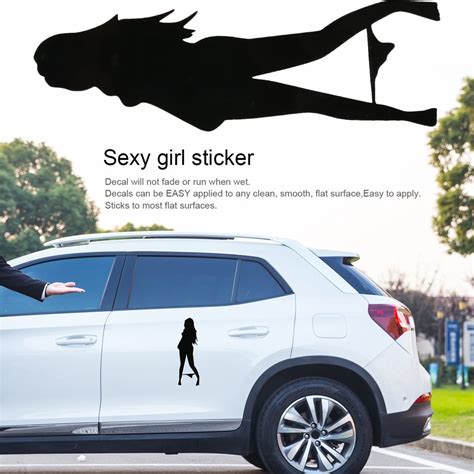 สติกเกอร์รถ Sexy Girl Striptease Car Motorcycle Stickers Covering Body Fashion Vinyl Decal