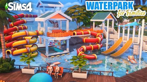 Sims 4 Growing Together Waterpark For Families No Cc Kate Emerald